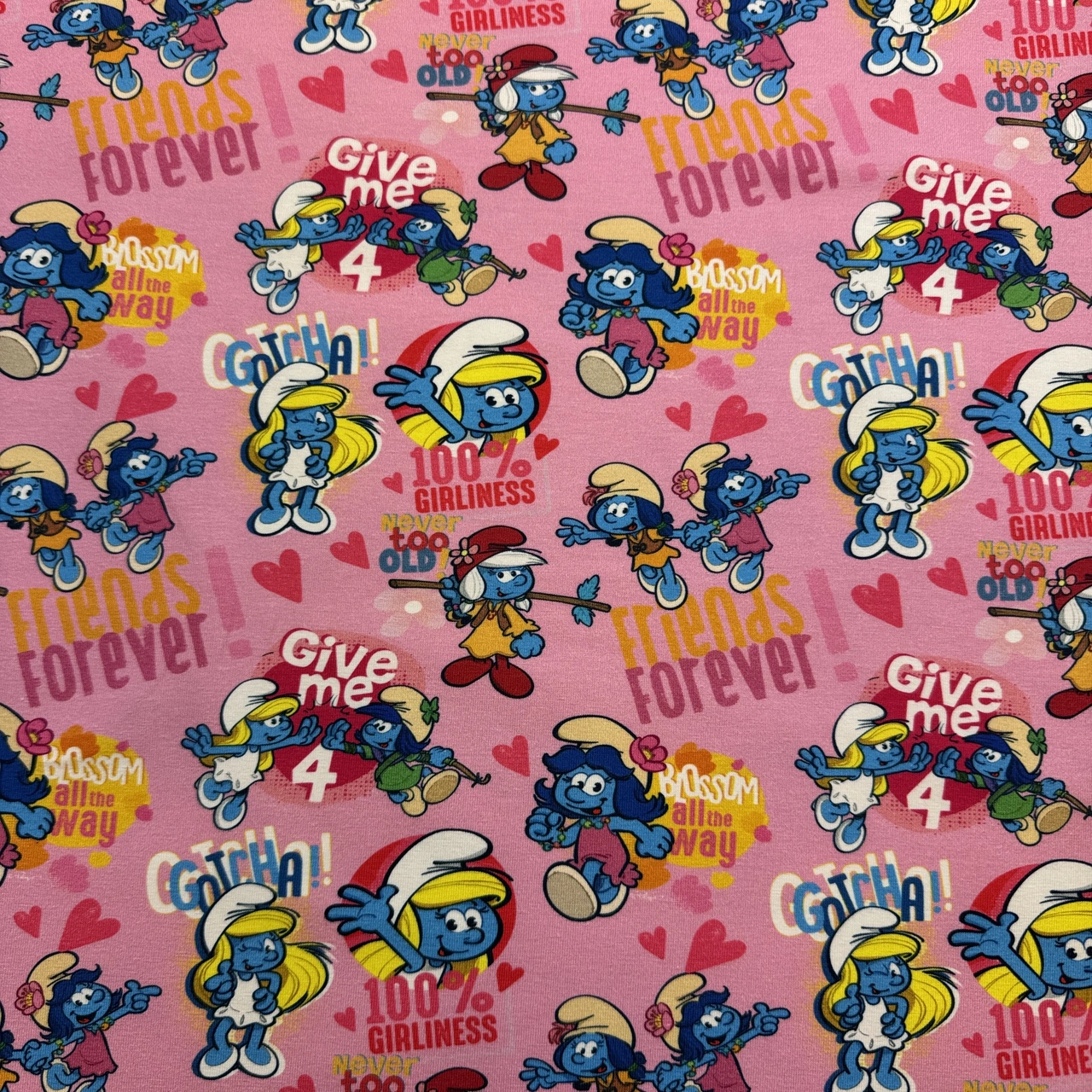 Friends forever, pink - Smurfs By ZannaZ