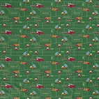 Cars, green - Jersey fabric