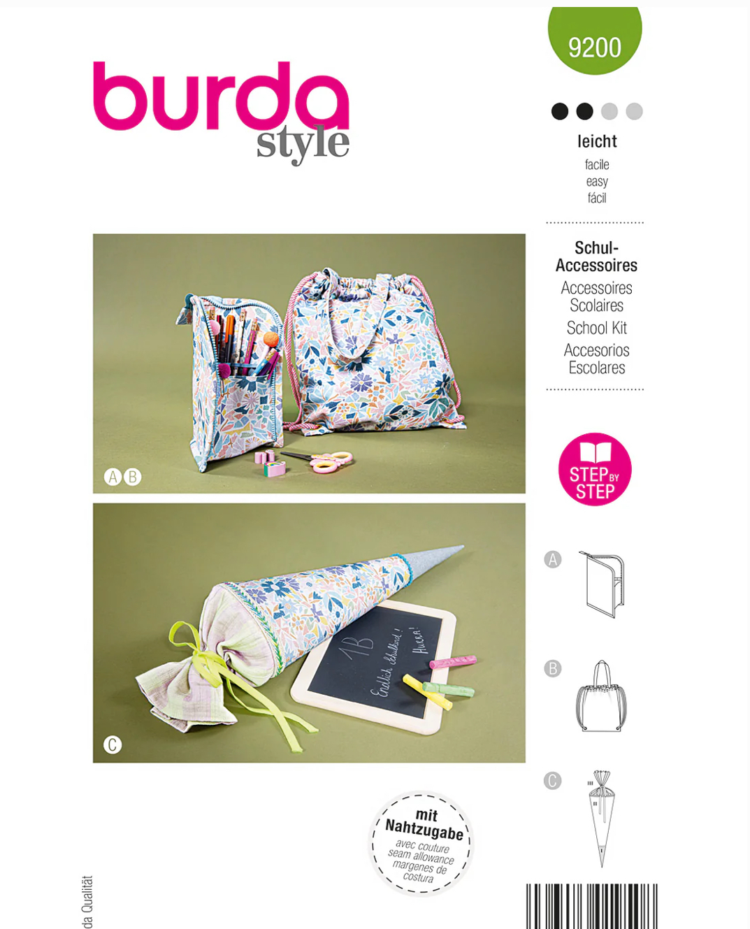 Burda 9200 - Accessoarer