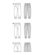 Burda 9211 - Byxa Shorts - Flicka Pojke