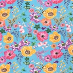 Saga, turquoise - Knit fabric