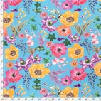 Saga, turquoise - Knit fabric