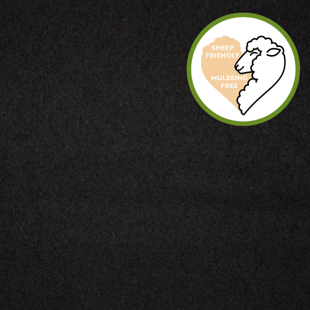 Kokt ull/ Valkloden - Svart