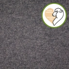 Kokt ull/ Valkloden - grå