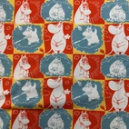 Moomin Check, multi - Moomin By ZannaZ