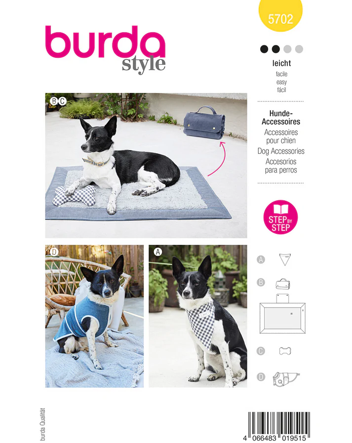 Burda 5702 - Hundkläder