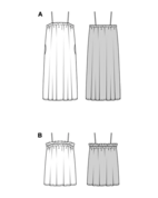Burda 5721 - Klänning Top - Dam