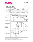 Burda 5723 - Blus - Dam