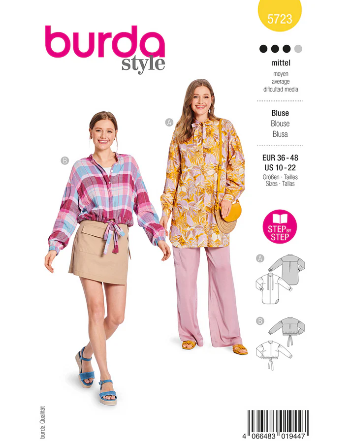 Burda 5723 - Blus - Dam