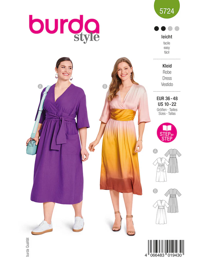 Burda 5724 - Klänning - Dam