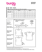 Burda 5727 - Top - Dam