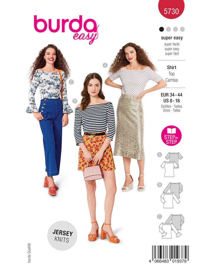 Burda 5730 - Top - Dam