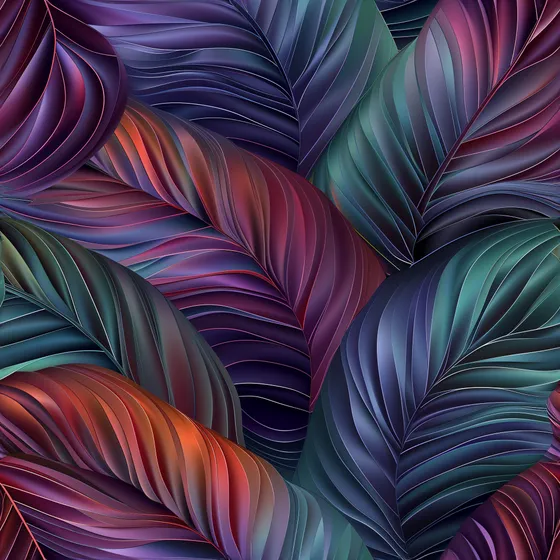 Abstract Leaves Multicolor - jogging