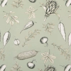 vegetables green - Cotton fabric, Woven