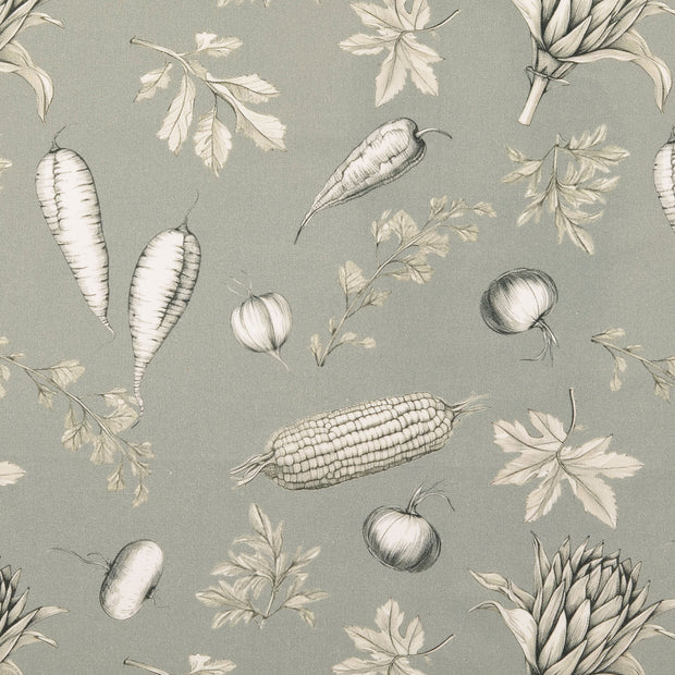 vegetables grå - Bomullstyg ,Vävt