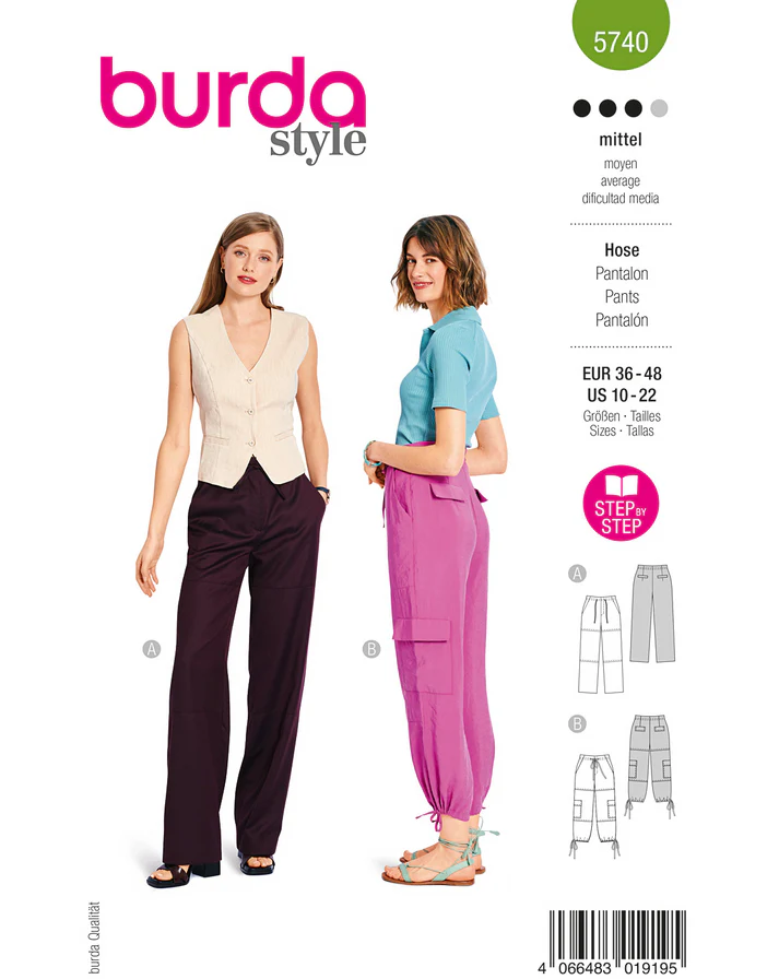 Burda 5740 - Byxa - Dam