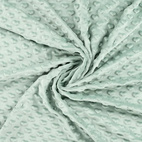 Minky Heart - Dark Dusty Mint
