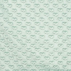 Minky Heart - Dark Dusty Mint