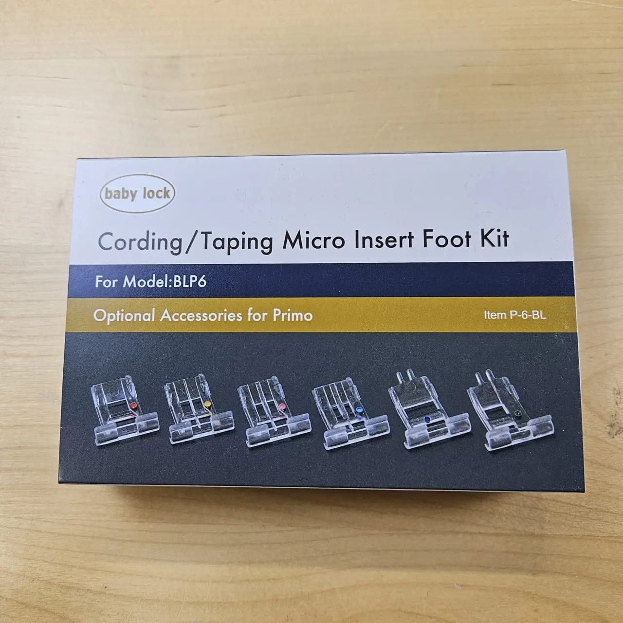 BabyLock Primo - Pressarfots kit för band och snoddar