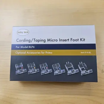 BabyLock Primo - Pressarfots kit för band och snoddar