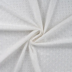 Broderad trikå - Offwhite