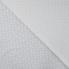 Broderad trikå - Offwhite