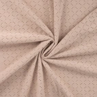 Broderad trikå - Sand