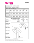 Burda 5747 - Dam - Trenchcoat