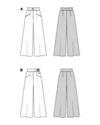 Burda 5751 - Dam - Byxa Med Fickor.