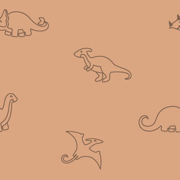 Dinos, Nutmeg - Stretch Frotte'