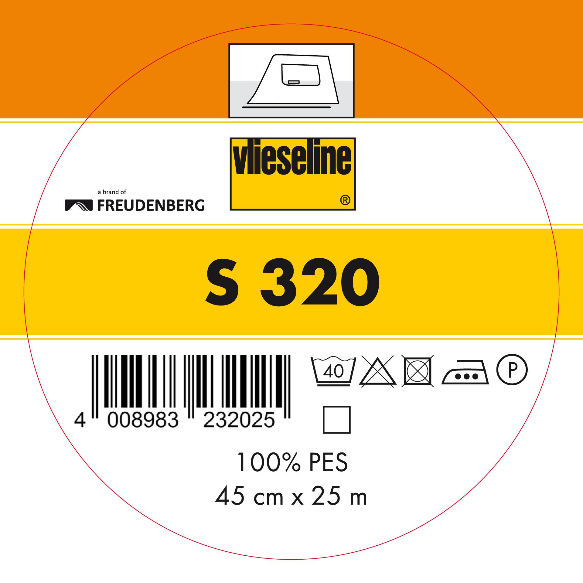 Vlieseline 320 - vit