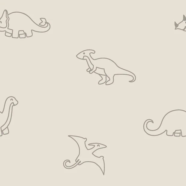 Dinos, Beige - Stretch Frotte'