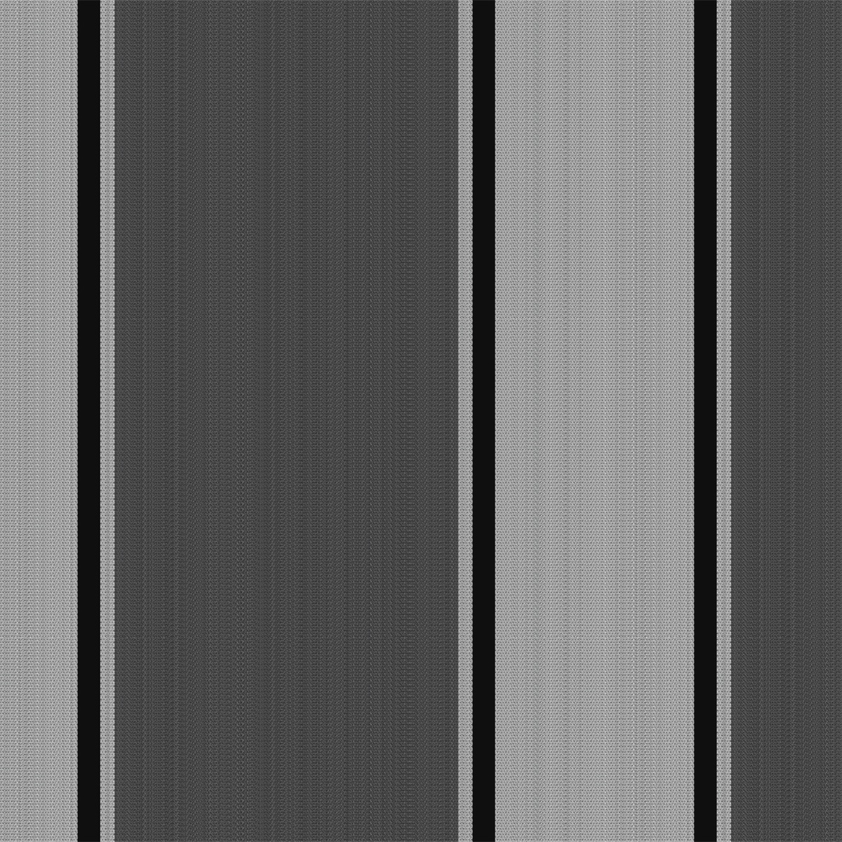 Grenada Grå-Svart Randig - Markisväv