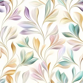 Colourful Leaves - Trikåtyg