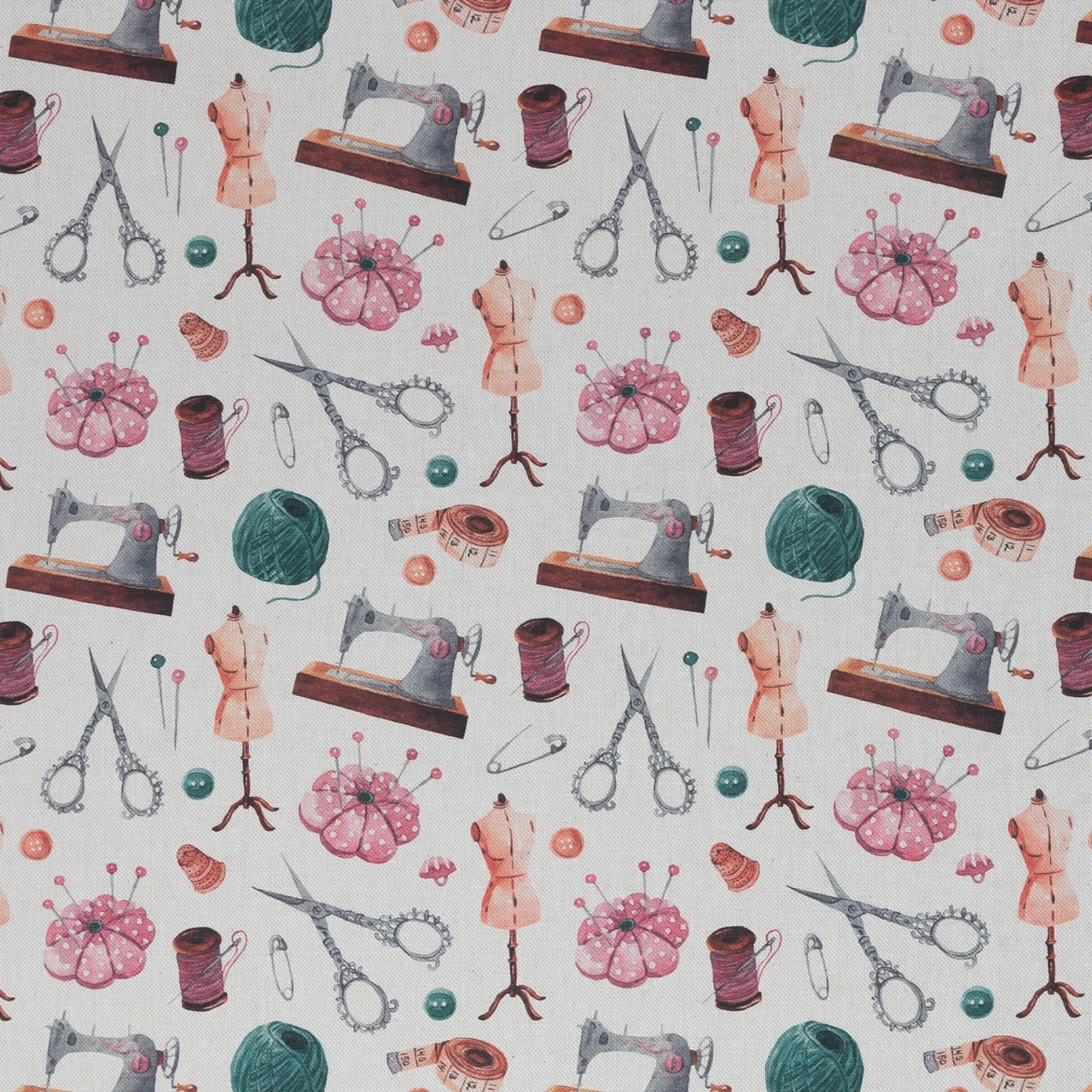 Sewing Accessoires, beige - Panama