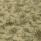 Flower, dusty gul - Muslin
