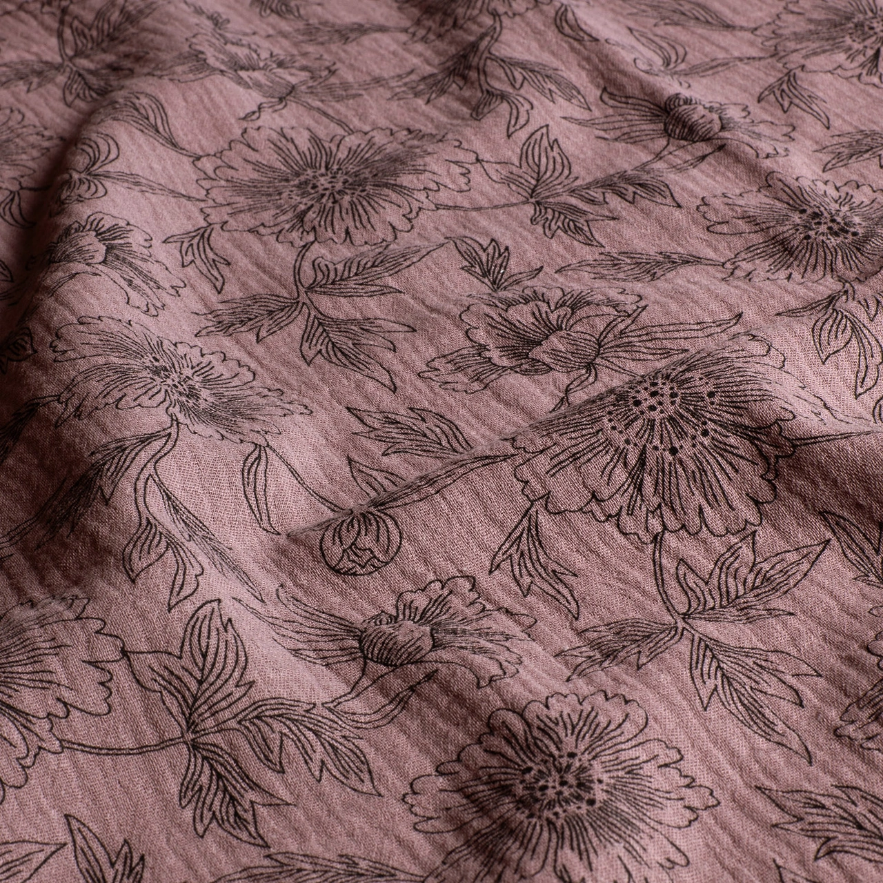 Flower, ljung - Muslin