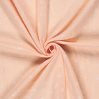 Kvist, Peach - Digitaltryckt Muslin tyg