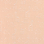 Animal, peach - Digitaltryckt Muslin tyg