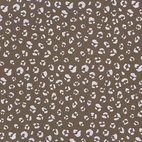 Leo, dark taupe - Digitaltryckt Muslin tyg