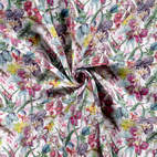 Tropiska blommor - Digitaltryckt Muslin tyg
