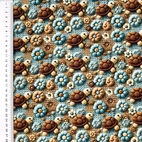 3D sköldpaddor  - Trikåtyg