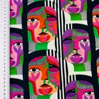 Printed Portraits  - Trikåtyg