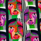 Printed Portraits  - Trikåtyg