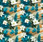 Beautiful Flowers - Trikåtyg