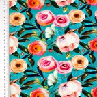 Flower Paintings C - Trikåtyg