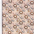 Safari djur - Digitaltryckt Muslin tyg