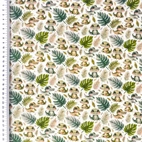 Safari krokodil - Digitaltryckt Muslin tyg