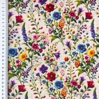 Ängsblom - Digitaltryckt Muslin tyg