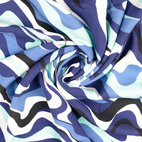 Geometric grey - Viscose twill